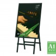 A1サイズポスター用　【PO-810B】　屋外用ポスタースタンド　ブラックフレームタイプ