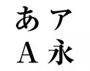 日本語　明朝系　｜　看板博覧会　書体サンプル