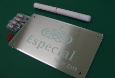 ONP-006　２層パネルタイプオリジナル表札　株式会社管理バンク様